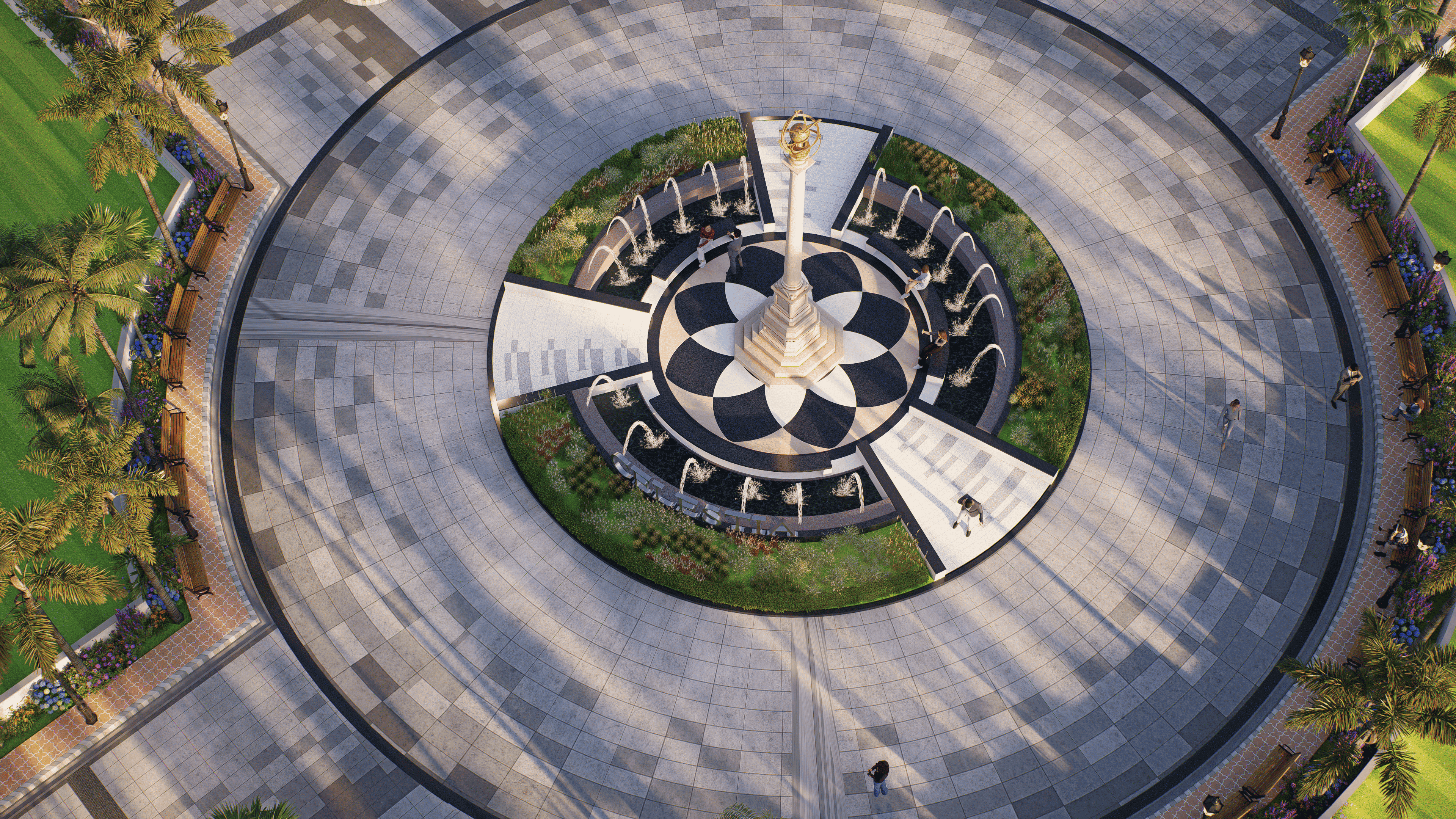Shyamashish Celestia - Central Park & Gazebo Overview (Ultra HD)